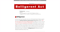 Desktop Screenshot of belligerentact.org